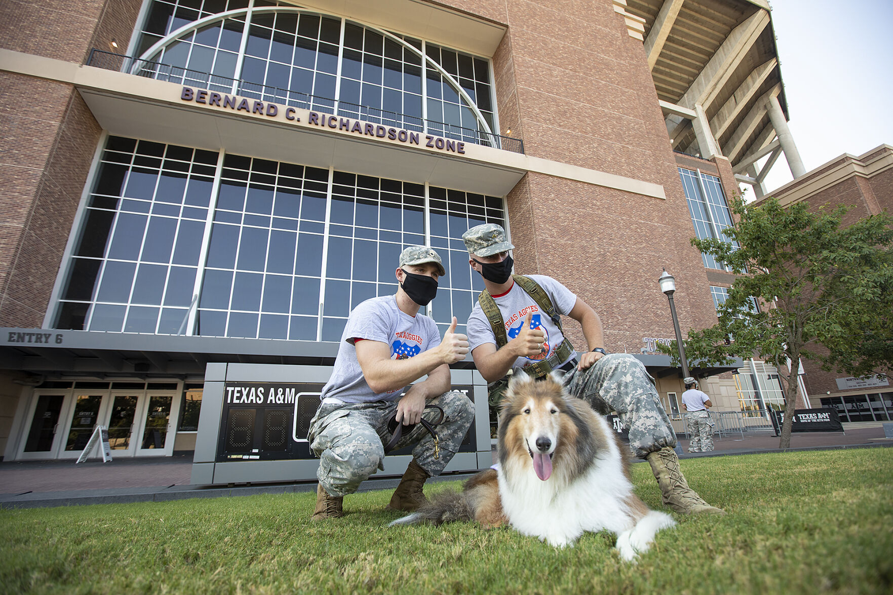 Reveille IX handler ceremony